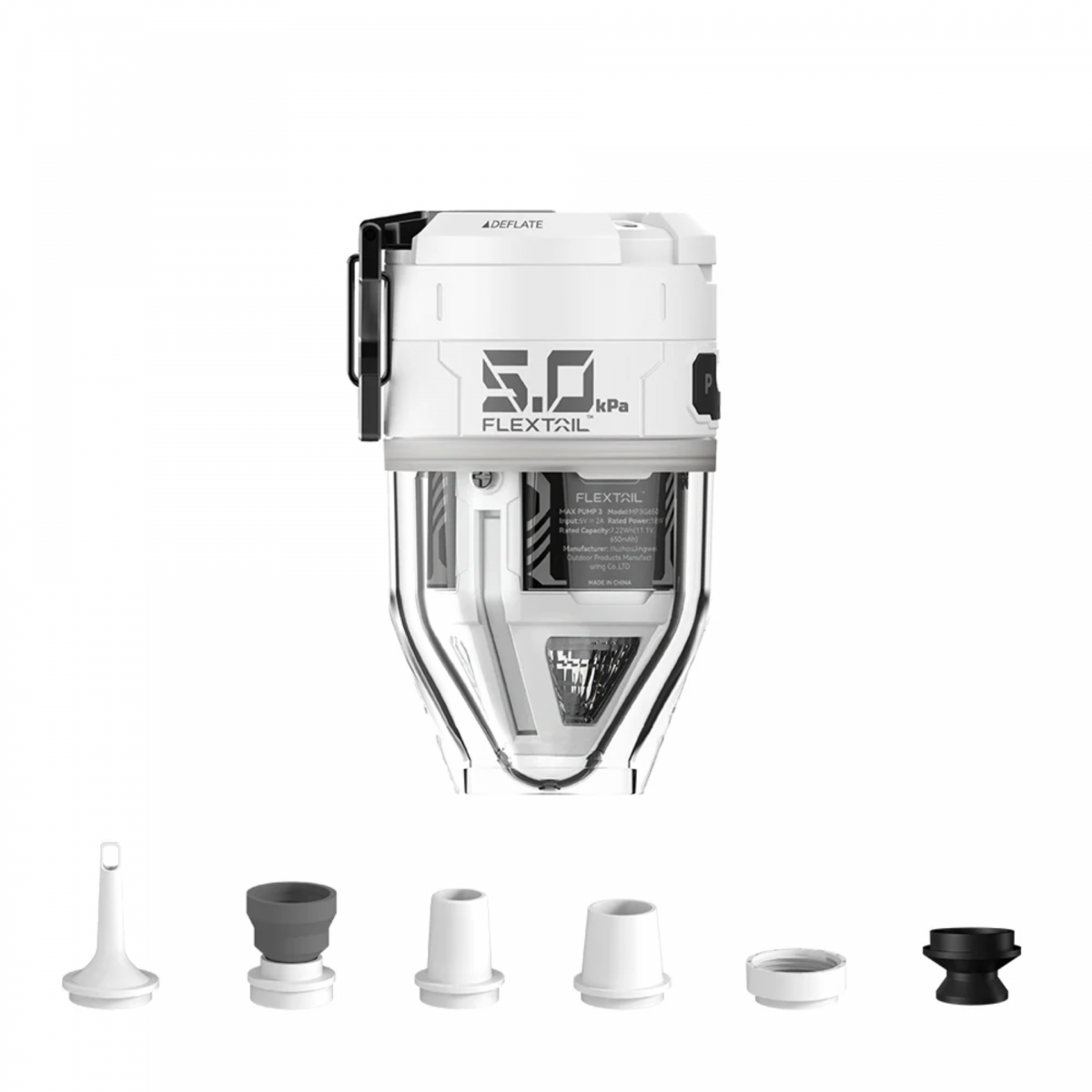 Flextail Max Pump 3 高速二合一 可充電氣泵 (白色)